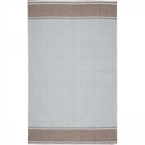 Covor rezistent Eko, 9027 - Blue, Grey, 100% bumbac,  120 x 180 cm