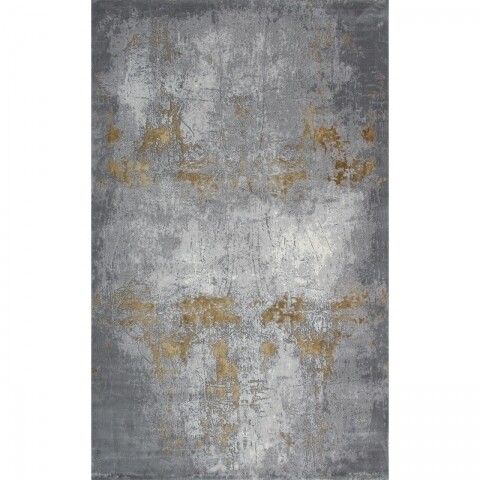 Covor rezistent CM 07 - Grey, Gold , 120x170 cm