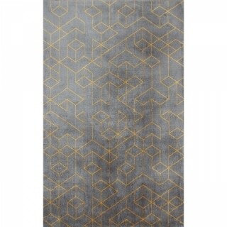 160x230 cm, Gri/Galben