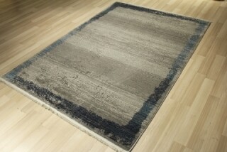 160x230 cm, Gri/Albastru