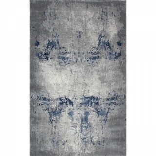 160x230 cm, Gri/Albastru