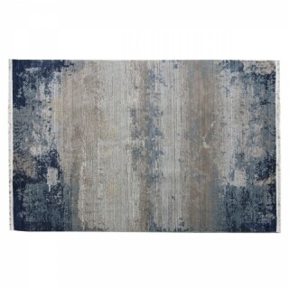 200x290 cm, Gri/Albastru