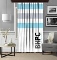 Draperie Beverly Hills Polo Club, 140x260, 100% poliester, Blue/Grey/White