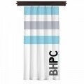 Draperie Beverly Hills Polo Club, 140x260, 100% poliester, Blue/Grey/White