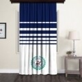 Draperie Beverly Hills Polo Club, Crt 10-1, 140x260, 100% poliester, alb/albastru