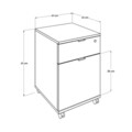 Dulap multifunctional, Adore, Rkm-311-Ss-1, 41x61x41 cm, PAL, Sonomo