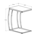 Masuta, Adore, SHP-908-OO-1, 50x62x35 cm, PAL, Maro