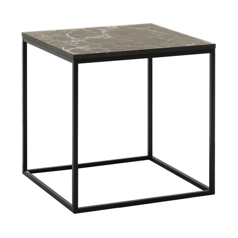 Masuta, Adore, Shp-950-Qq-1, 50x52x50 cm, PAL, Negru / Marmură