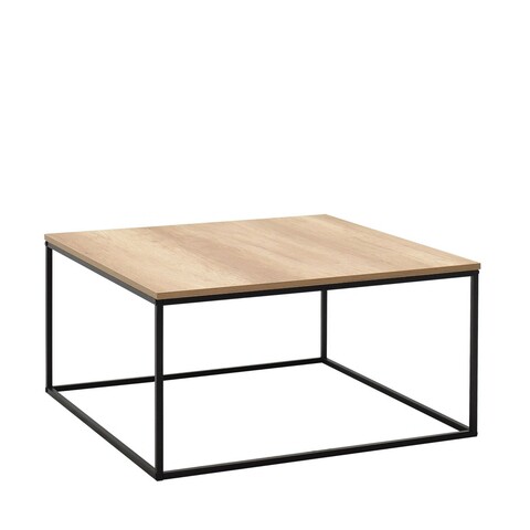 Masuta de cafea, Adore, Shp-980-Tt-1, 80x42x80 cm, PAL, Nuc / Negru