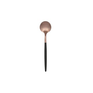 Auriu/Negru, Set 12 linguri cafea