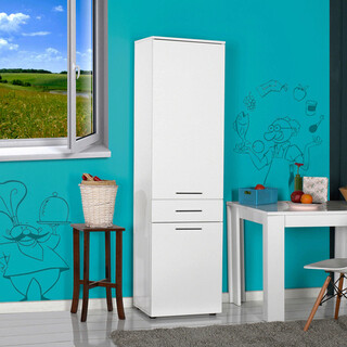 52x187x38 cm, Alb
