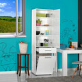 Dulap multifunctional, Adore, Adr-621-Pp-1, 52x187x38 cm, PAL, Alb