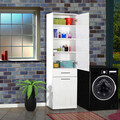 Dulap multifunctional, Adore, Adr-621-Pp-1, 52x187x38 cm, PAL, Alb