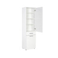 Dulap multifunctional, Adore, Adr-621-Pp-1, 52x187x38 cm, PAL, Alb