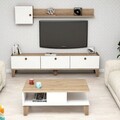 Set mobilier living, Almaren, Sumer 1, PAL, Stejar / Alb
