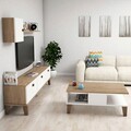 Set mobilier living, Almaren, Sumer 1, PAL, Stejar / Alb