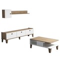 Set mobilier living, Almaren, Sumer 1, PAL, Stejar / Alb