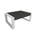Masuta de cafea, Arnetti, Retro, 90x40x50 cm, PAL, Alb / Antracit