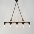 Candelabru Borulu Halat 9, All Design, metal, 90x80 cm, Black