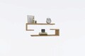 Raft de perete, Asse Home, Eldo Sapphire Oak, 60x15x19 cm, PAL , Maro