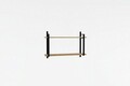 Raft de perete, Asse Home, Abat, 90x60x22 cm, PAL , Maro