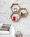 Raft de perete, Asse Home, Elfo, 61x58x9 cm, Maro