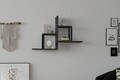 Raft de perete, Asse Home, Diana, 60x90x20 cm, PAL , Antracit