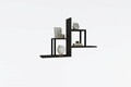 Raft de perete, Asse Home, Diana, 60x90x20 cm, PAL , Antracit