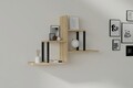 Raft de perete, Asse Home, Diana, 60x90x20 cm, PAL , Maro