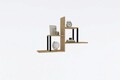 Raft de perete, Asse Home, Diana, 60x90x20 cm, PAL , Maro