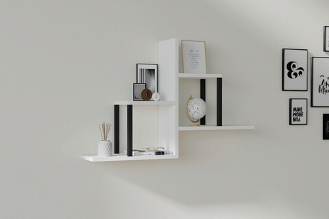Raft de perete, Asse Home, Diana, 60x90x20 cm, PAL , Alb