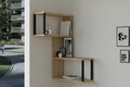 Raft de perete, Asse Home, Lecco, 84x52x20 cm, PAL , Maro