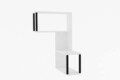 Raft de perete, Asse Home, Lecco, 84x52x20 cm, PAL , Alb