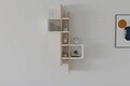 Raft de perete, Asse Home, Emse, PAL , Stejar Safir / Alb