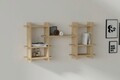 Raft de perete, Asse Home, Tefo, 117x60x20 cm, PAL , Maro