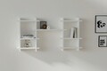 Raft de perete, Asse Home, Tefo, MDF  , Alb