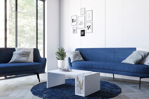 Masuta de cafea, Asse Home, Memo, PAL, Alb