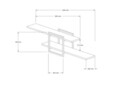 Raft de perete, Asse Home, Mone, 120x30x18 cm, PAL , Maro