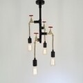 Candelabru All Design, metal, 60x33x33 cm, Black