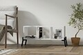 Corp biblioteca, Asse Home, Gordes, 30x101x30 cm, PAL, Alb