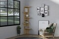 Corp biblioteca, Asse Home, Bled, 40x160x21 cm, PAL, Stejar