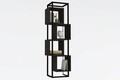 Corp biblioteca, Asse Home, Rabant, 44x140x29 cm, PAL, Antracit