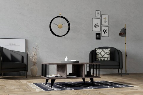 Masuta de cafea, Asse Home, Bert, 90x40x60 cm, PAL , Antracit