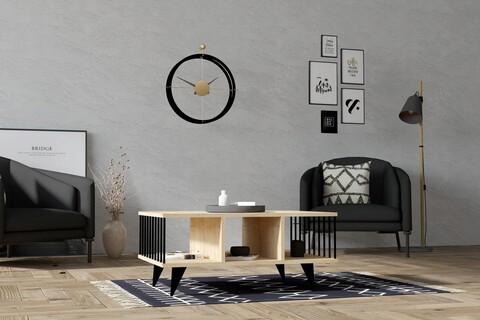 Masuta de cafea, Asse Home, Bert, 90x40x60 cm, PAL , Maro