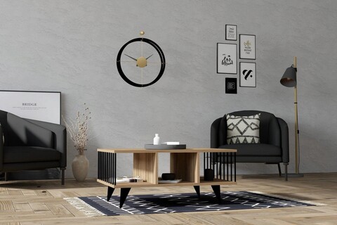 Masuta de cafea, Asse Home, Bert, 90x40x60 cm, PAL , Maro