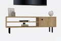 Comoda TV, Asse Home, Avila, 120x38x30 cm, PAL , Maro
