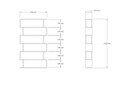Corp biblioteca, Asse Home, Hector, 90x162 cm, PAL , Antracit
