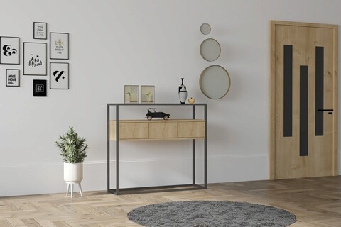 Consola, Asse Home, Guarda, 90x70x34 cm, PAL, Maro