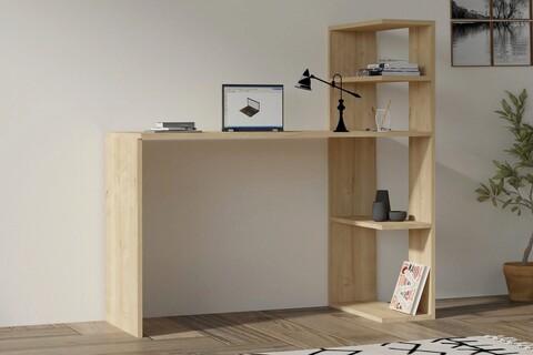 Birou, Asse Home, Burano, 121x51x75 cm, PAL, Stejar