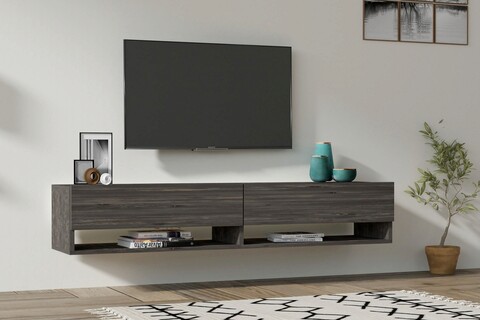 Comoda TV, Asse Home, Arges, 141x31x30 cm, PAL , Antracit